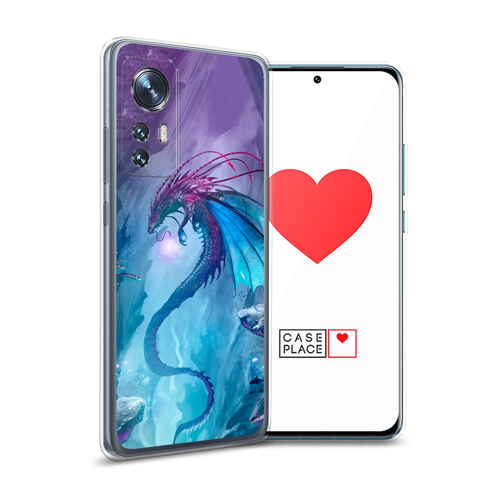 

Силиконовый чехол Awog "Водный дракон" для Xiaomi 12, Разноцветный, 312350-2