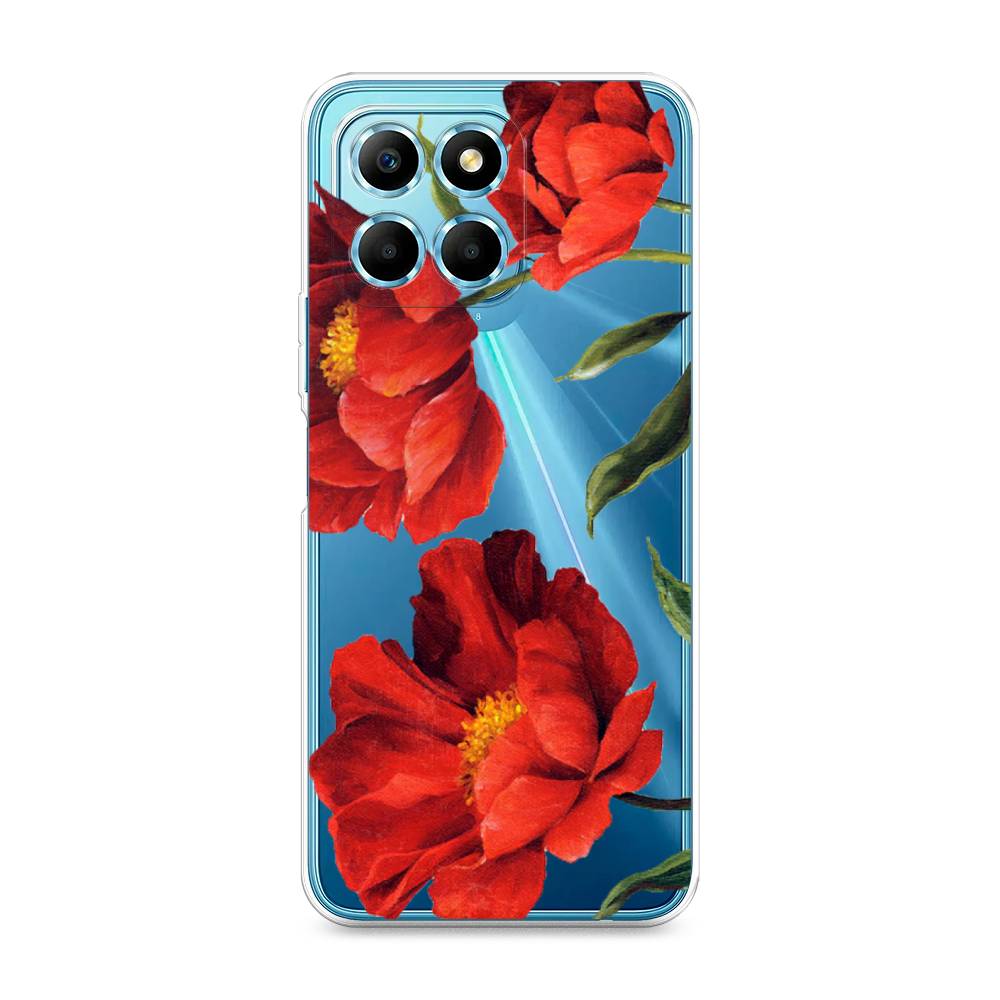 

Чехол Awog 6120250-8 для Honor X6s "Красные маки", Красный, 6120250-8