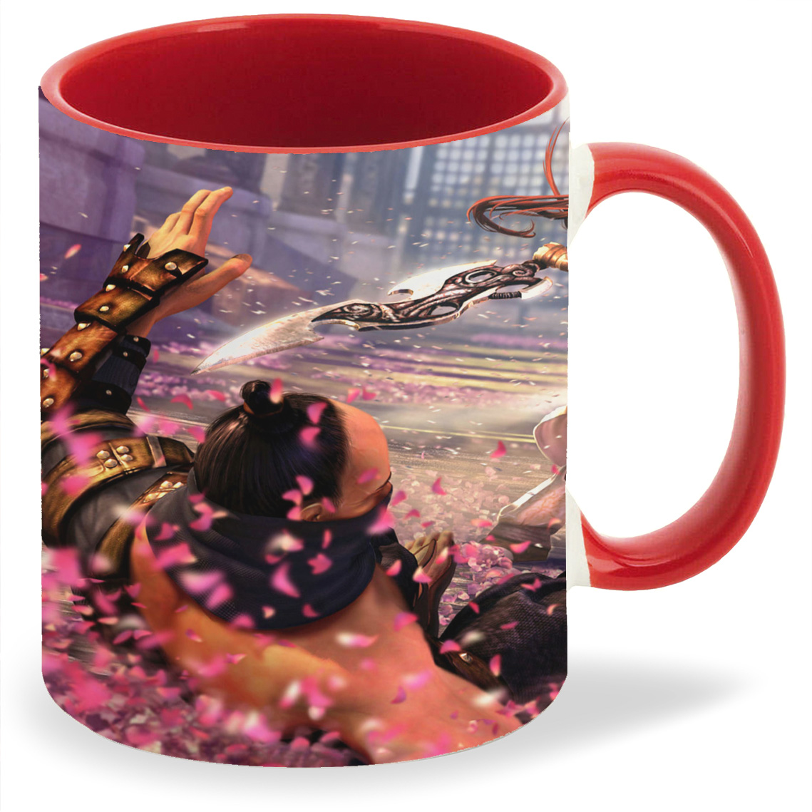 

Кружка CoolPodarok heavenly sword Бой Лепестки Сакуры Девушка, heavenly sword Бой Лепестки Сакуры Девушка