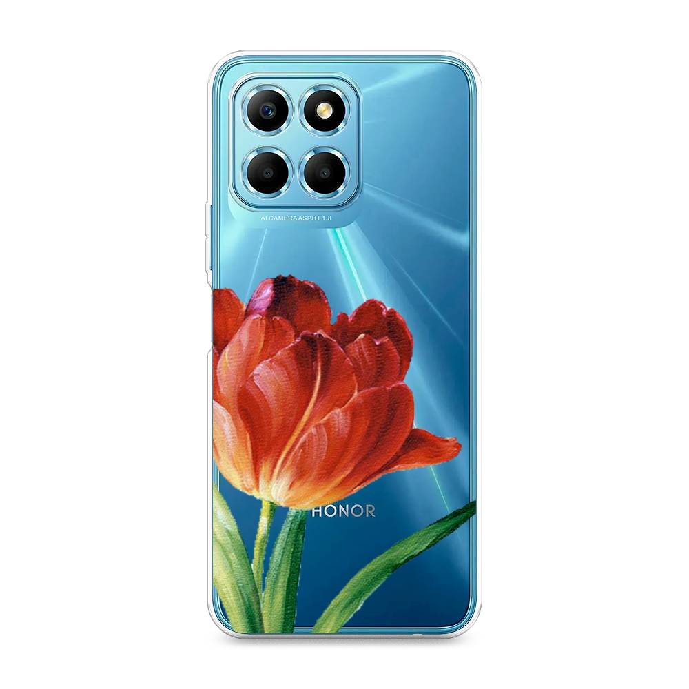 

Чехол Awog 6120250-8 для Honor X6s "Красный тюльпан", Оранжевый;зеленый, 6120250-8