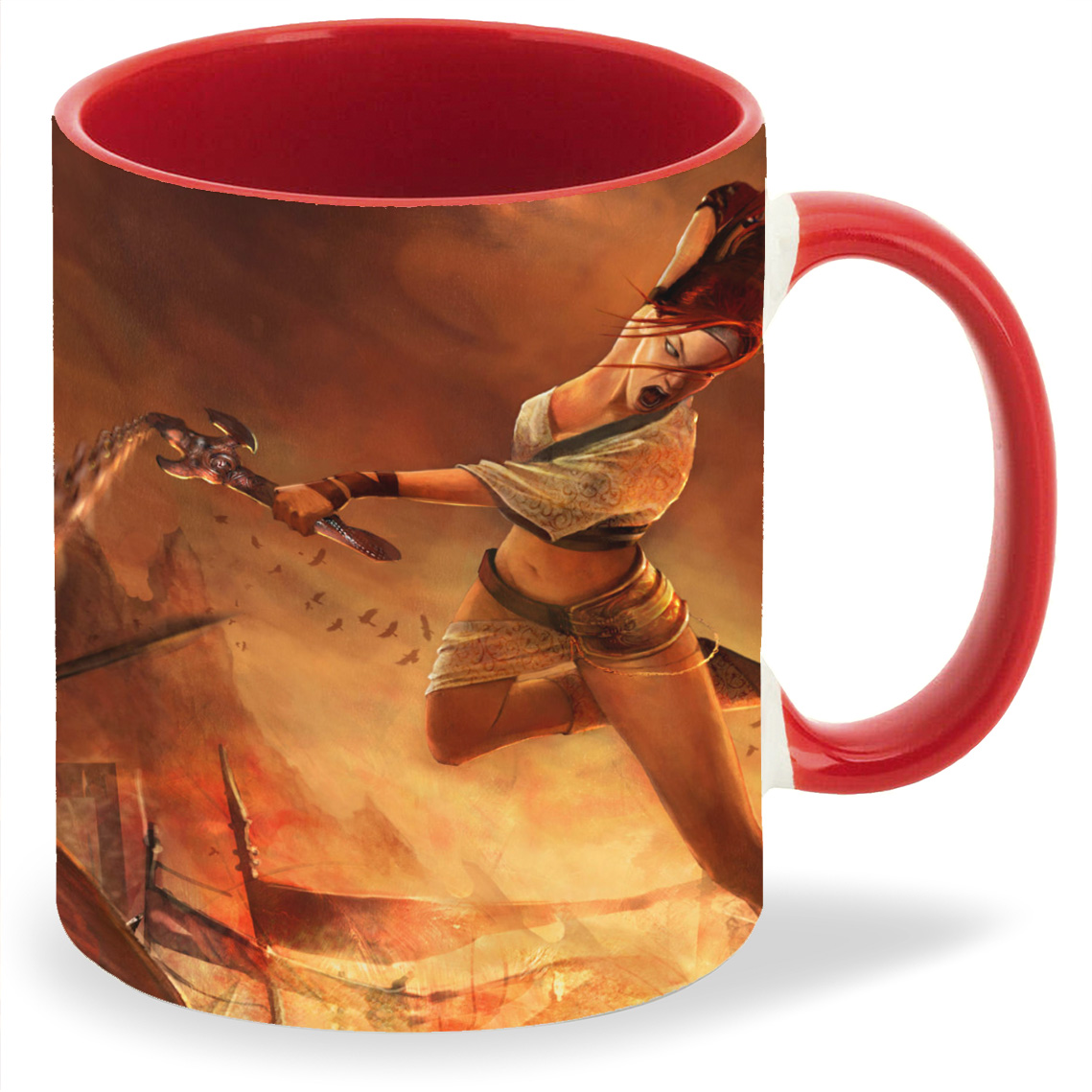 

Кружка CoolPodarok heavenly sword Девушка в бою, heavenly sword Девушка в бою