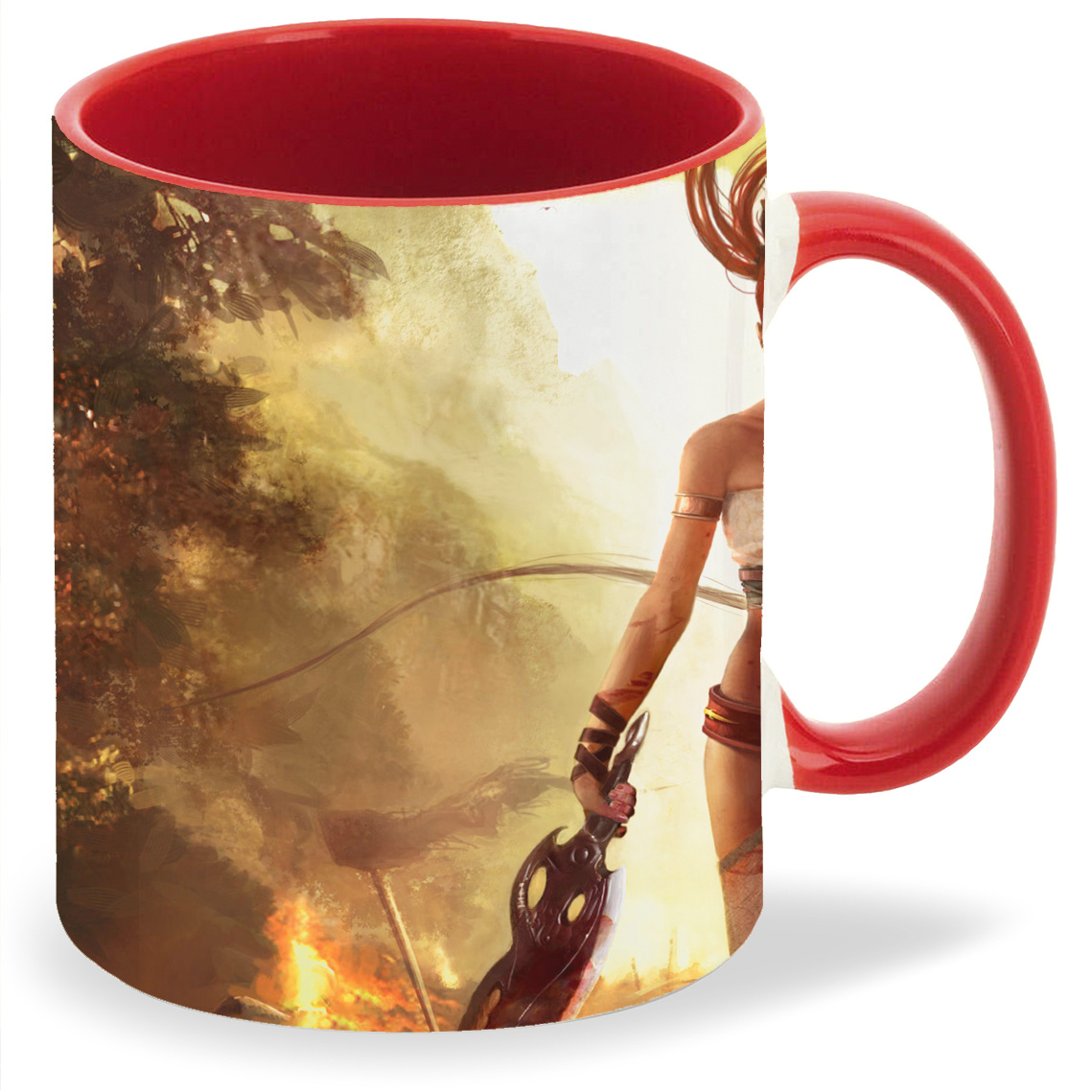 

Кружка CoolPodarok heavenly sword Рыжеволосая Девушка с двумя клинками, heavenly sword Рыжеволосая Девушка с двумя клинками