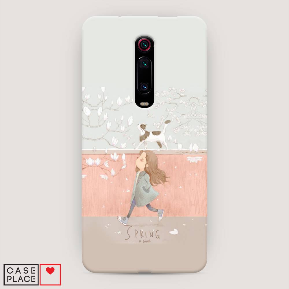 

Пластиковый чехол "Девочка-весна" на Xiaomi Mi 9T, 35720-5