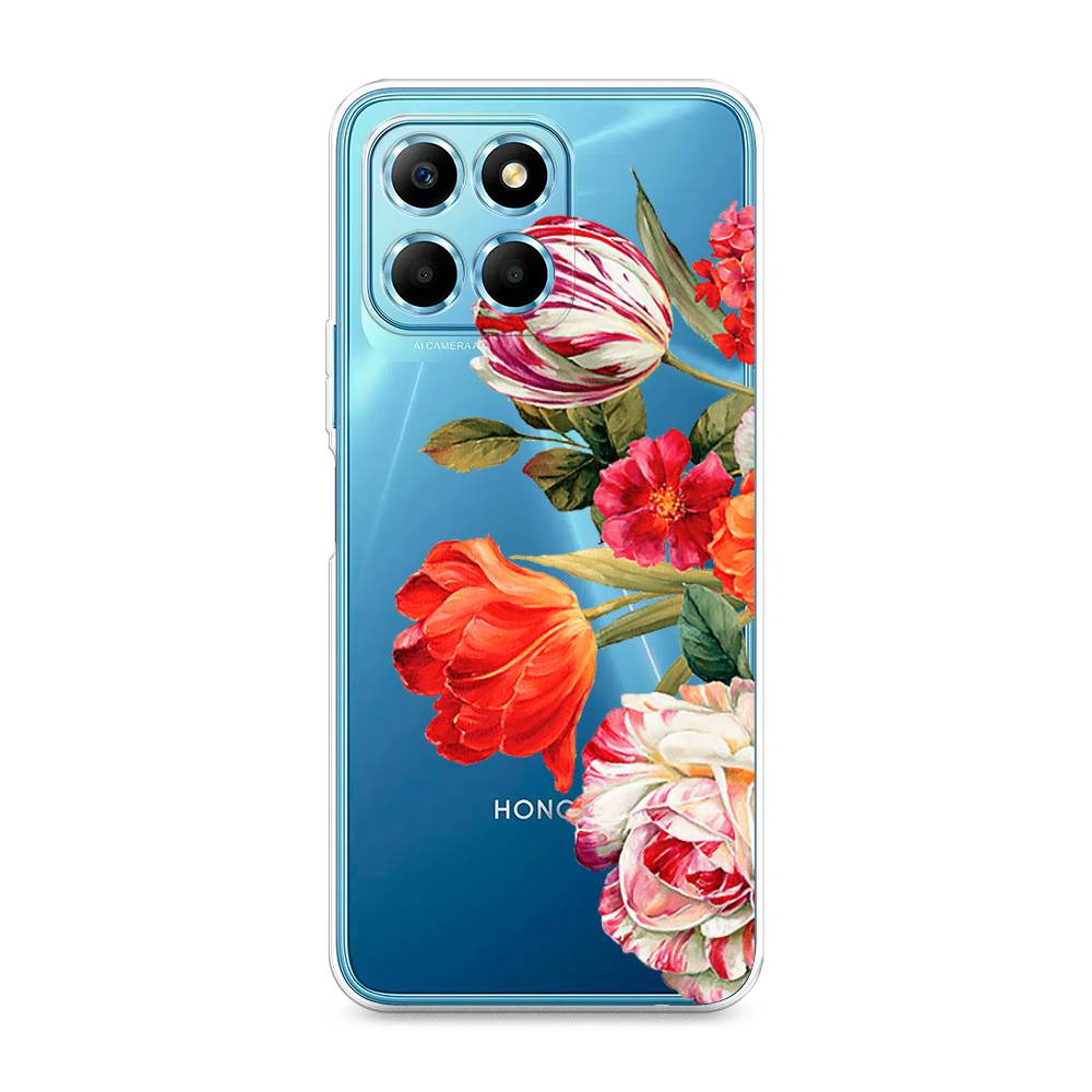 

Чехол Awog 6120250-8 для Honor X6s "Весенний букет", Красный;розовый;зеленый, 6120250-8