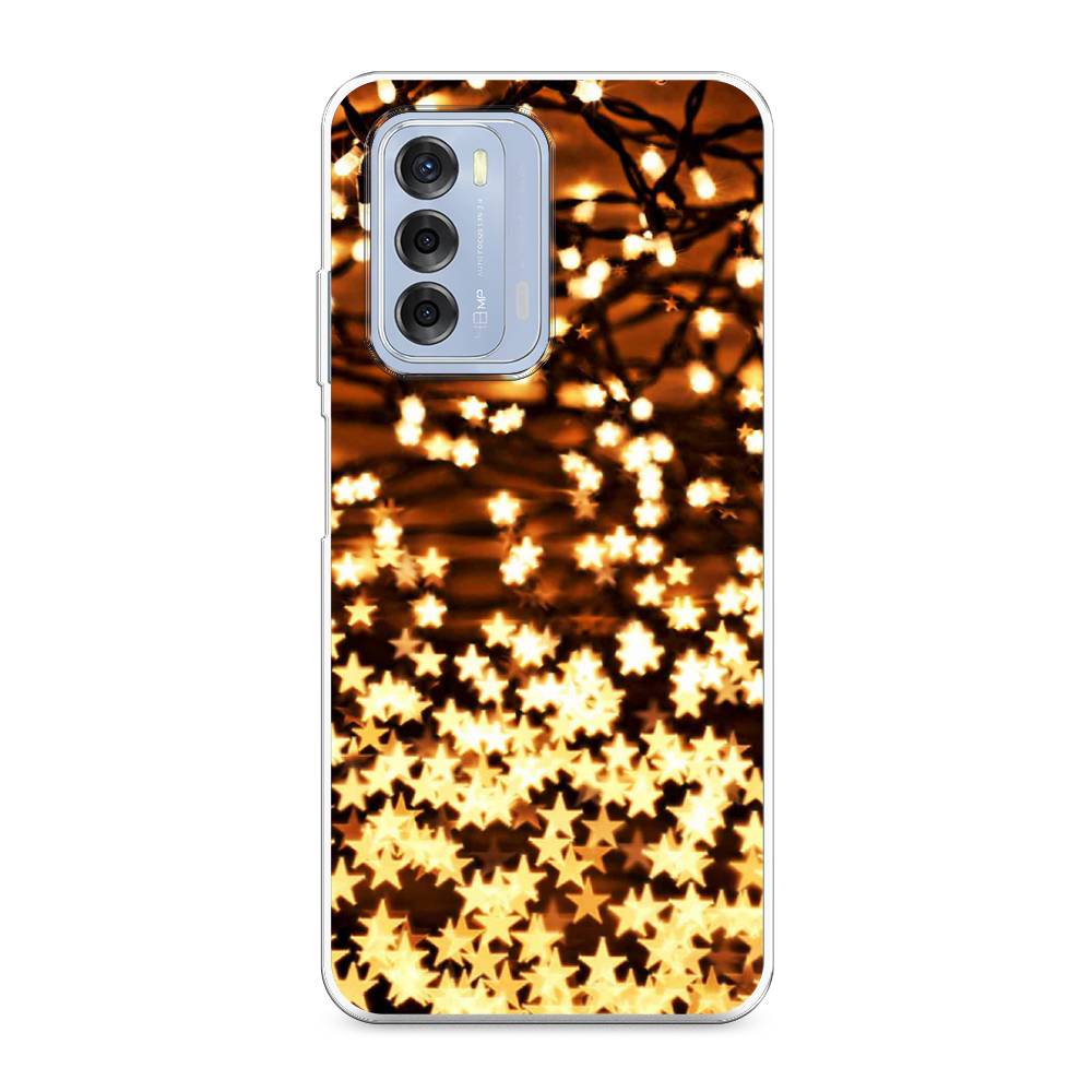 

Чехол для ZTE Blade V40 "Новогодняя гирлянда", Золотистый, 136150-5