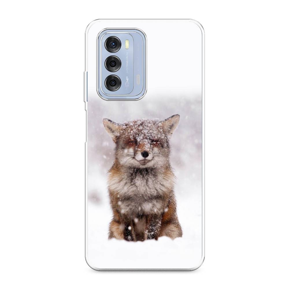 

Чехол для ZTE Blade V40 "Зимняя лиса", Белый;серый;коричневый, 136150-1