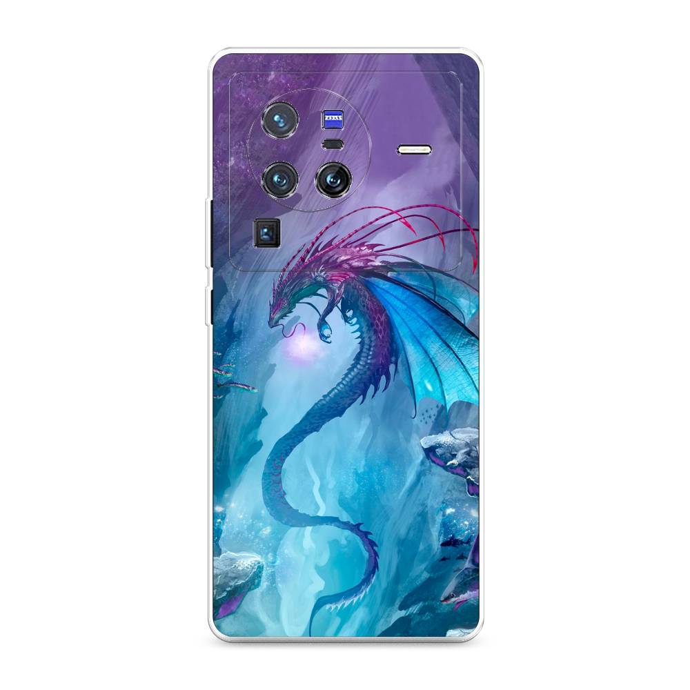 

Чехол Awog на Vivo X80 Pro "Водный дракон", Разноцветный, 266650-2