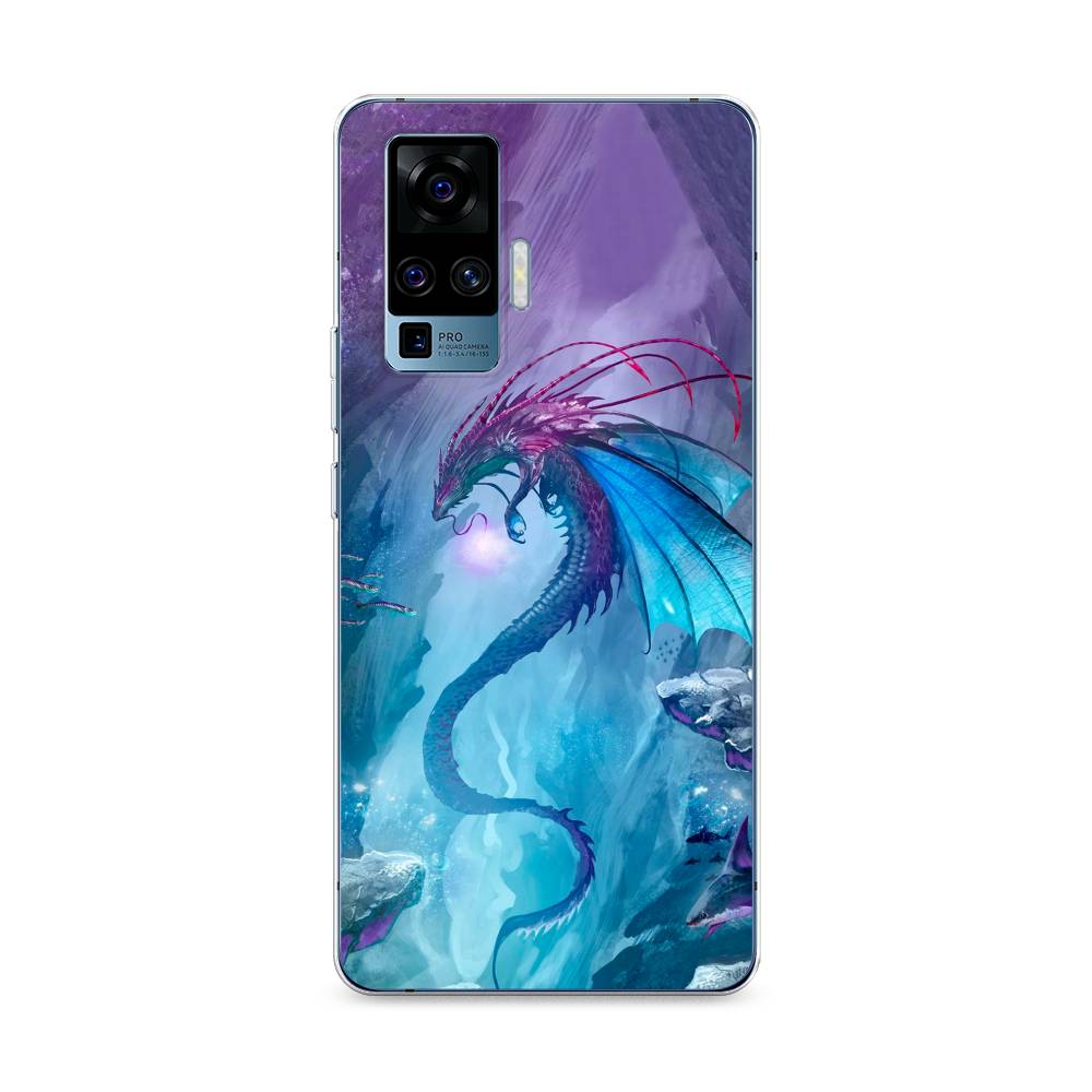 

Чехол Awog на Vivo X50 Pro "Водный дракон", Разноцветный, 262350-2