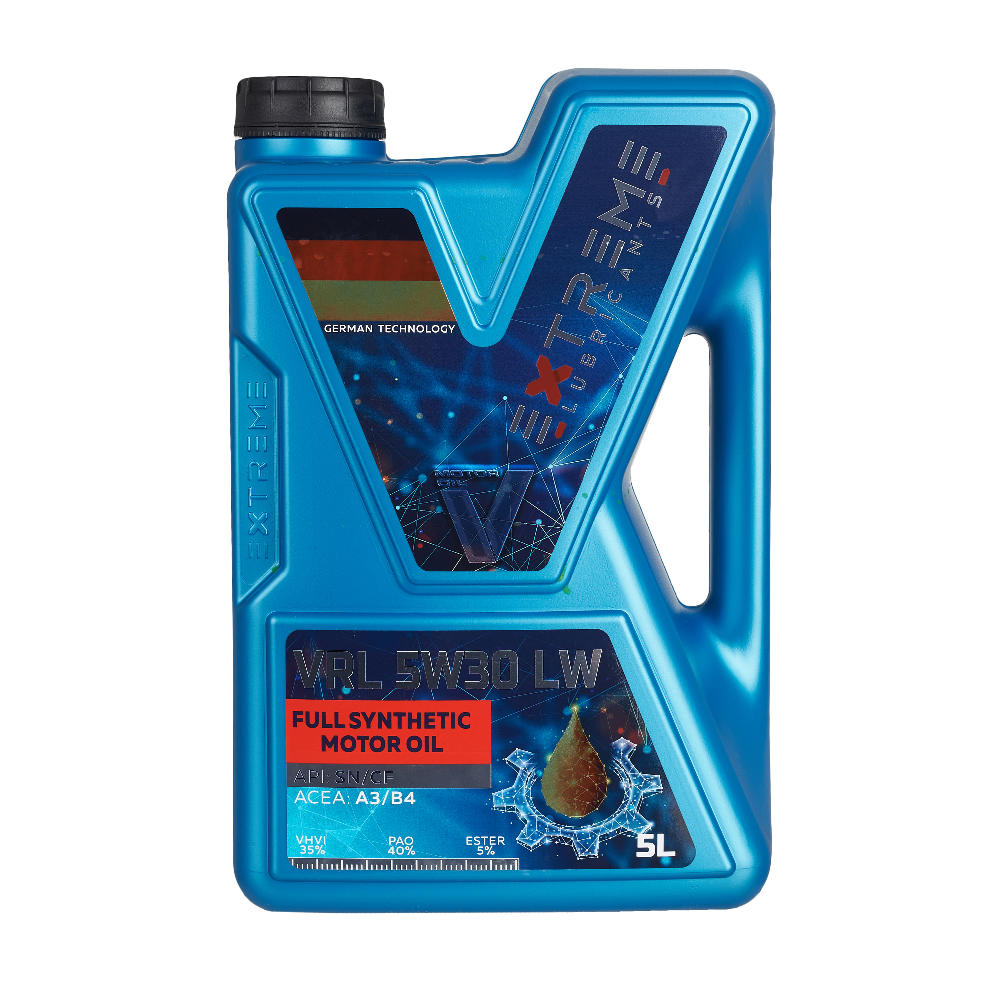

Моторное масло EXTREME VRL 5W-30 LW (5 л) EXVRL5W30LW5L