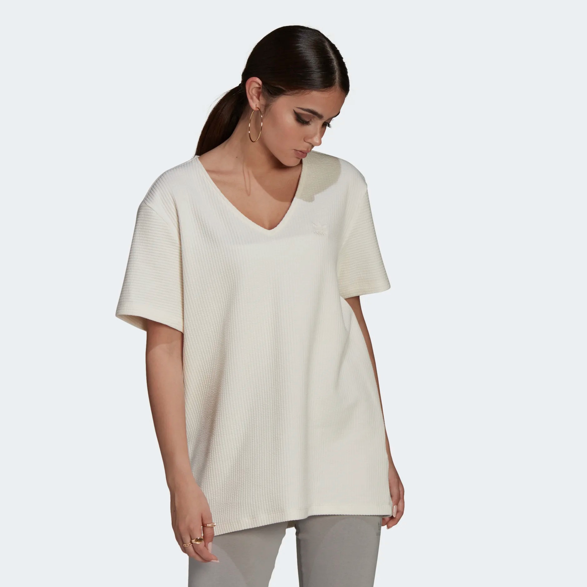 фото Футболка женская adidas loose tee белая 32