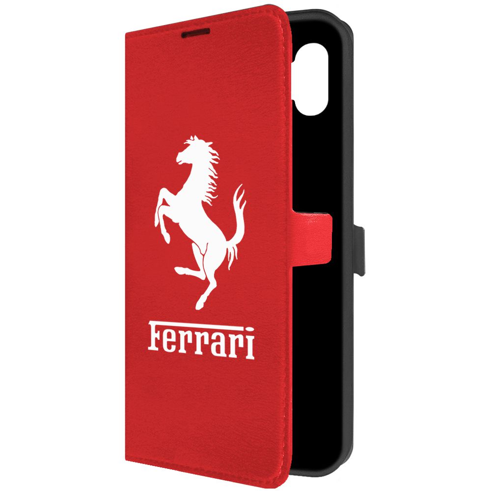 

Чехол-книжка Krutoff Eco Book для Samsung Galaxy A04e (A042) Ferrari (Феррари) (красный)