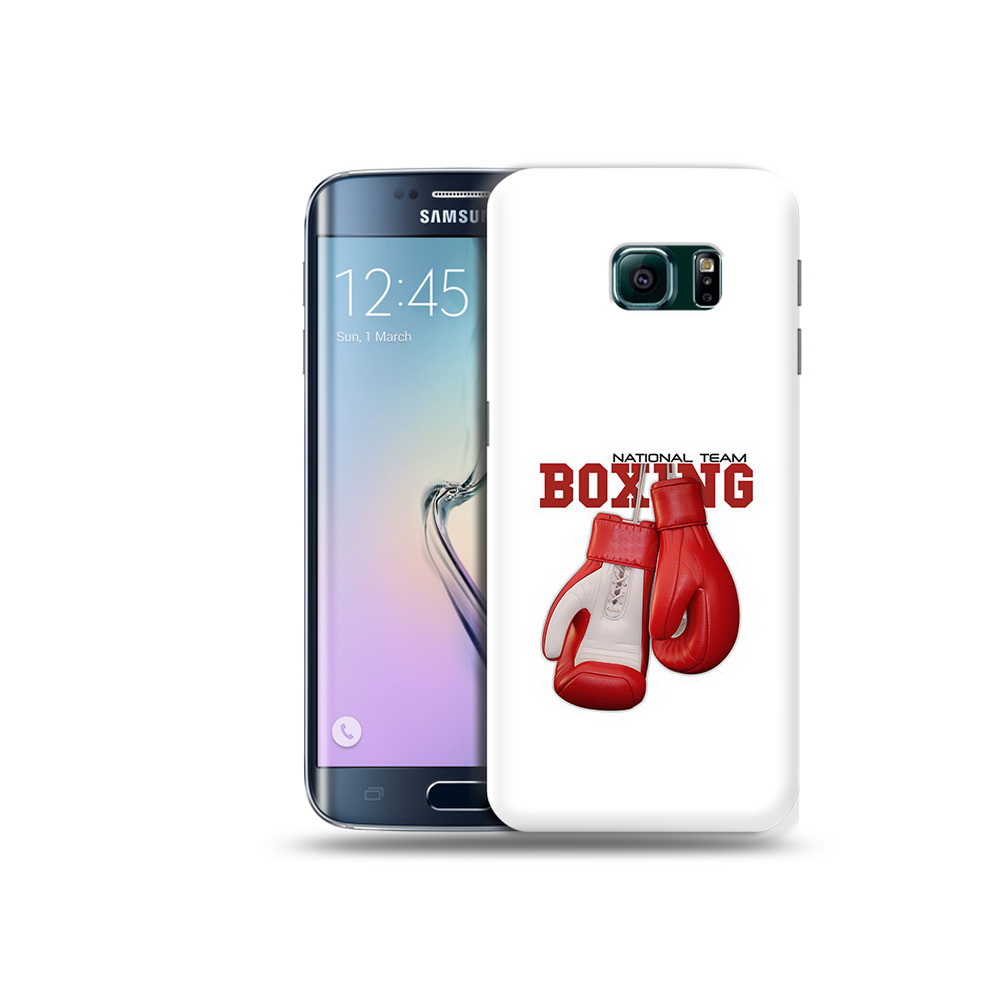 

Чехол MyPads Tocco для Samsung Galaxy S6 Edge боксерские перчатки, Прозрачный, Tocco