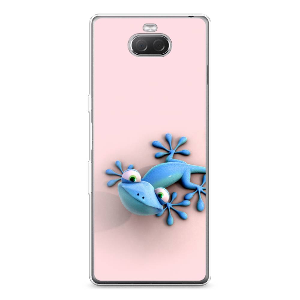 

Силиконовый чехол "Голубая ящерка" на Sony Xperia XA3 Ulta, 53950-2