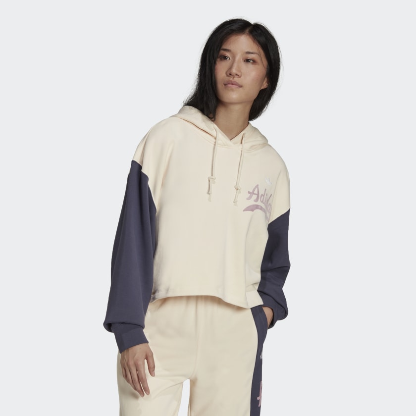 фото Толстовка женская adidas hoodie бежевая 40 eu