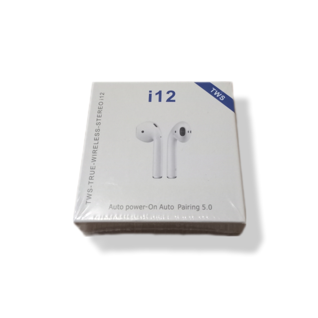 

Беспроводные наушники NoBrand TWS I12 White (600000724222), TWS I12