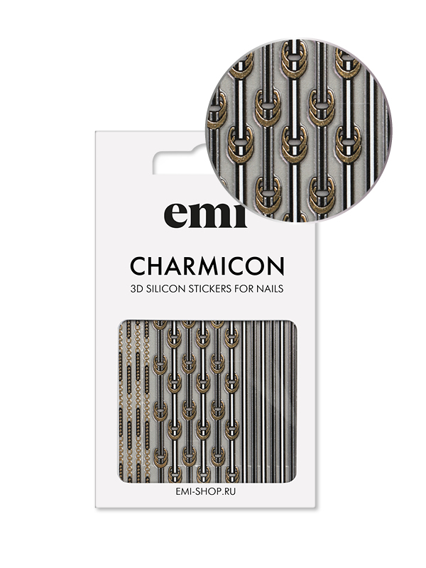 E.Mi, 3D-стикеры №157 Ремни Charmicon 3D Silicone Stickers e mi 3d стикеры 175 шифр charmicon 3d silicone stickers