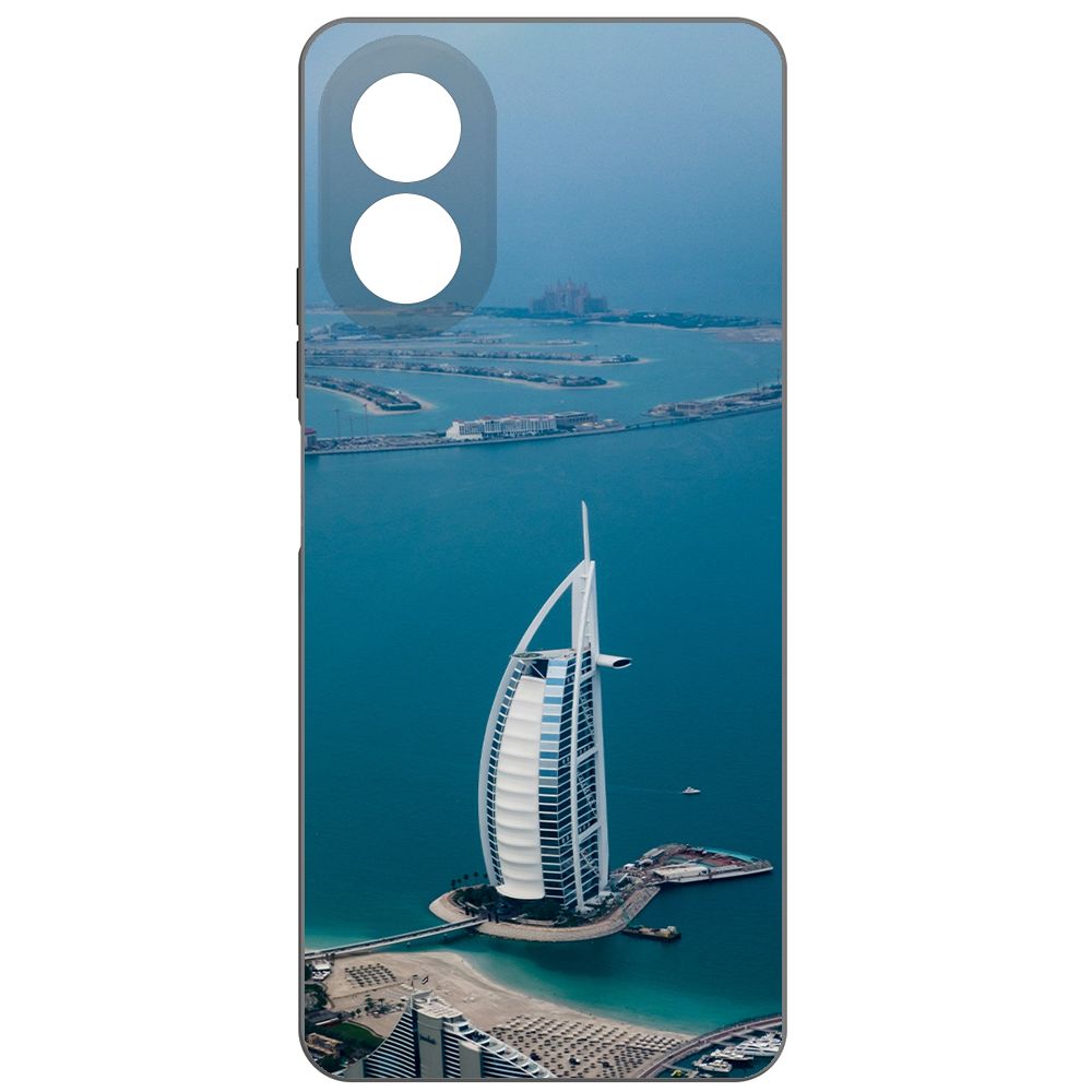 

Чехол-накладка Krutoff Soft Case ОАЭ, Бурдж-эль-Араб для Oppo A18 черный