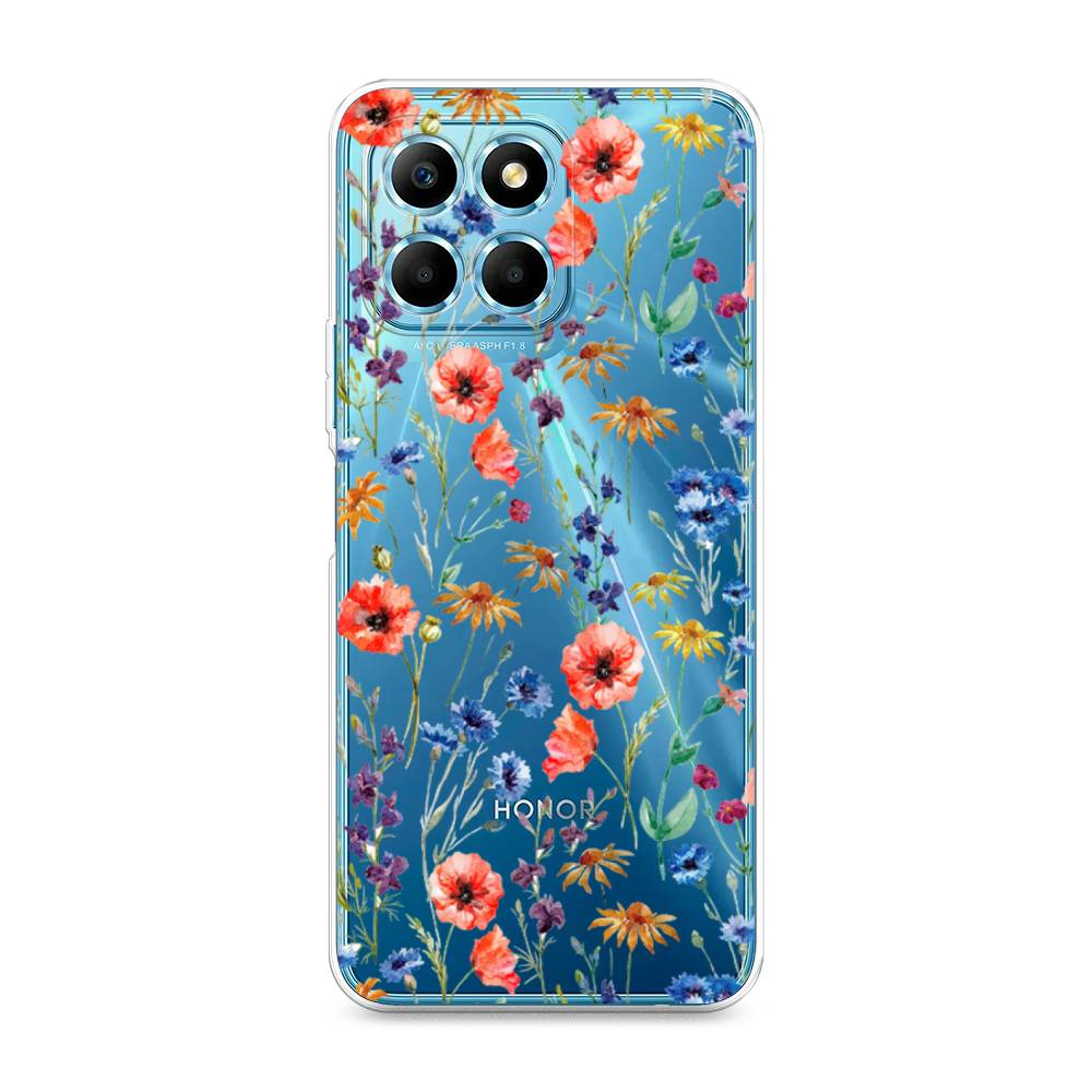 

Чехол Awog 6120250-8 для Honor X6s "Маки и васильки фон", 6120250-8