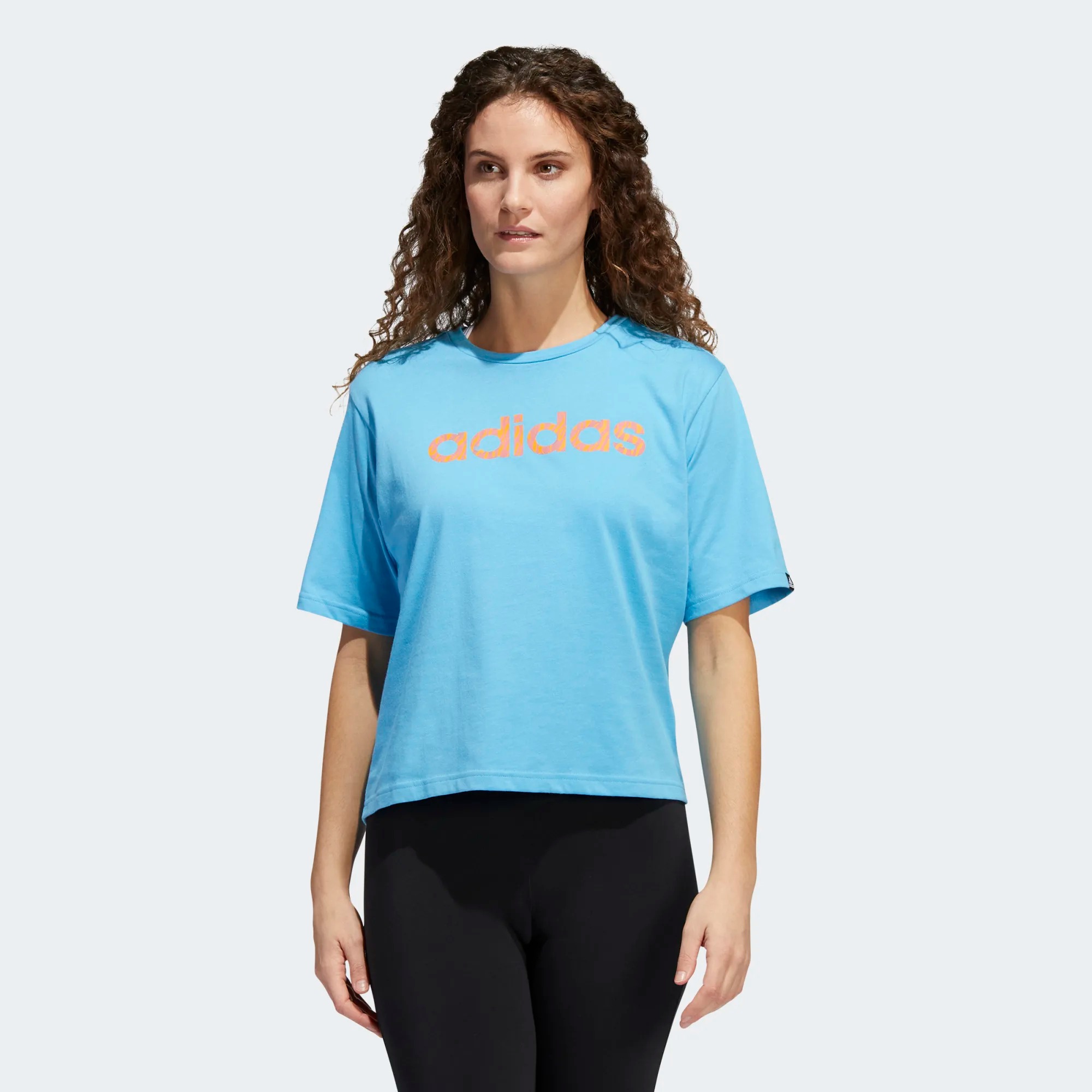 

Футболка женская Adidas W Tigr G Cr Tee синяя XS, W Tigr G Cr Tee