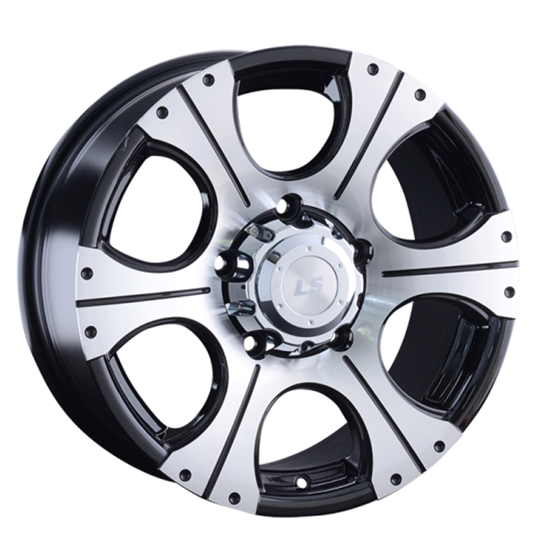 

Колесный диск LS WHEELS, 867 8x17/5x150ET55 110.1 Bkf, Черный;серебристый