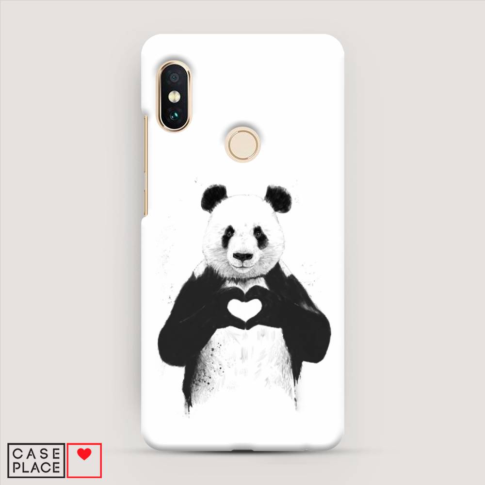 

Пластиковый чехол "Панда love" на Xiaomi Redmi Note 5, 32720-7