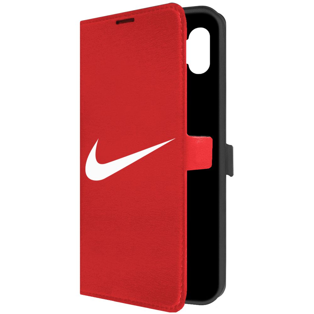 

Чехол-книжка Krutoff Eco Book для Samsung Galaxy A04e Nike красный