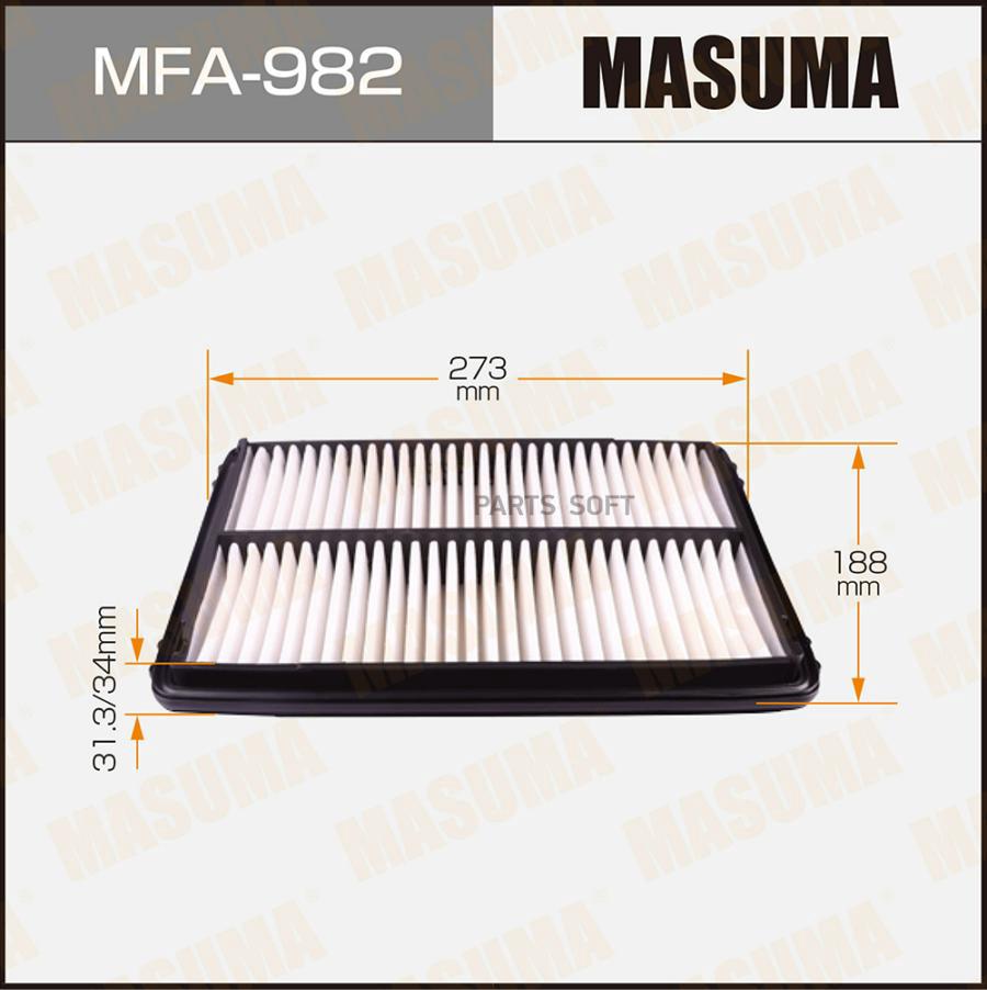 

MFA-982_фильтр воздушный Honda Accord 1.8i-2.3 98>