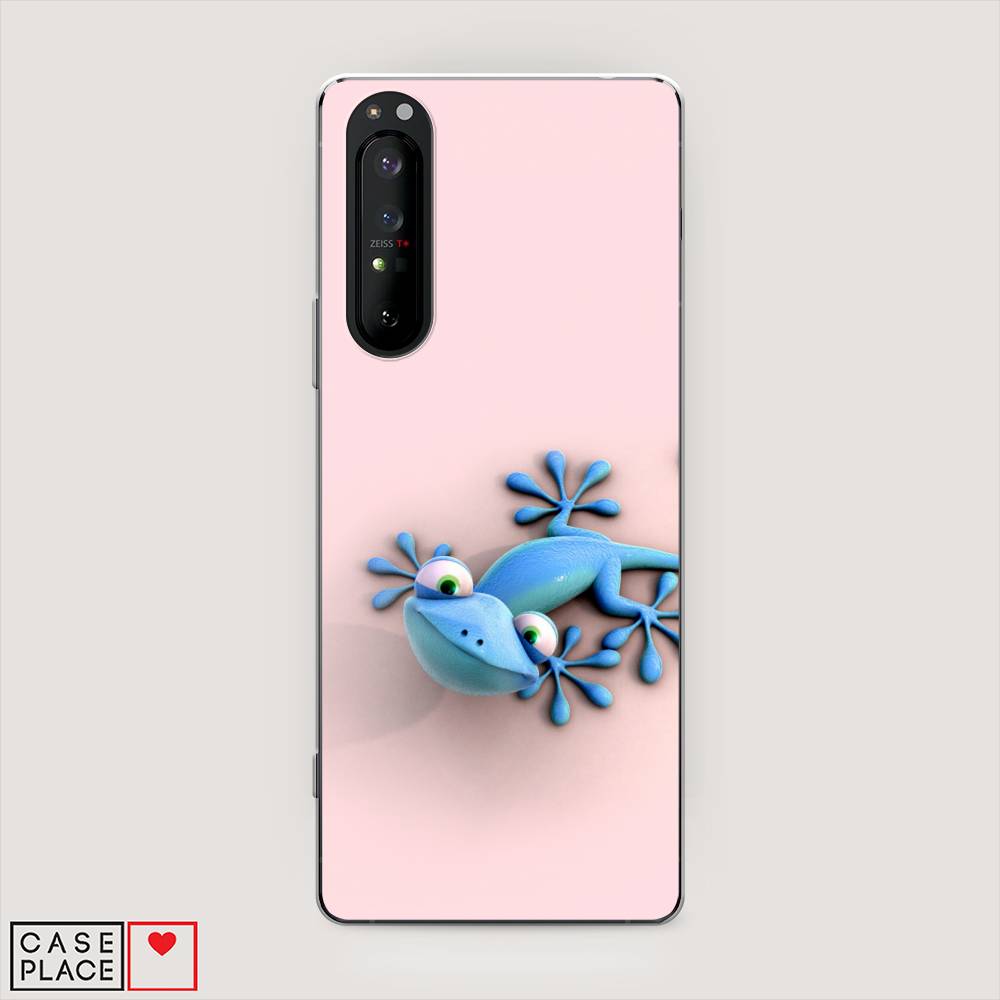

Чехол Awog на Sony Xperia 1 II "Голубая ящерка", Разноцветный, 54550-2