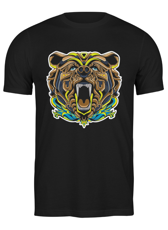 

Футболка мужская Printio fantasy bear черная XL, Черный, fantasy bear