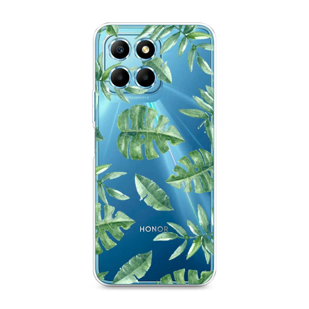 

Чехол Awog 6120250-4 для Honor X6s "Нарисованные пальмовые листья", Зеленый, 6120250-4