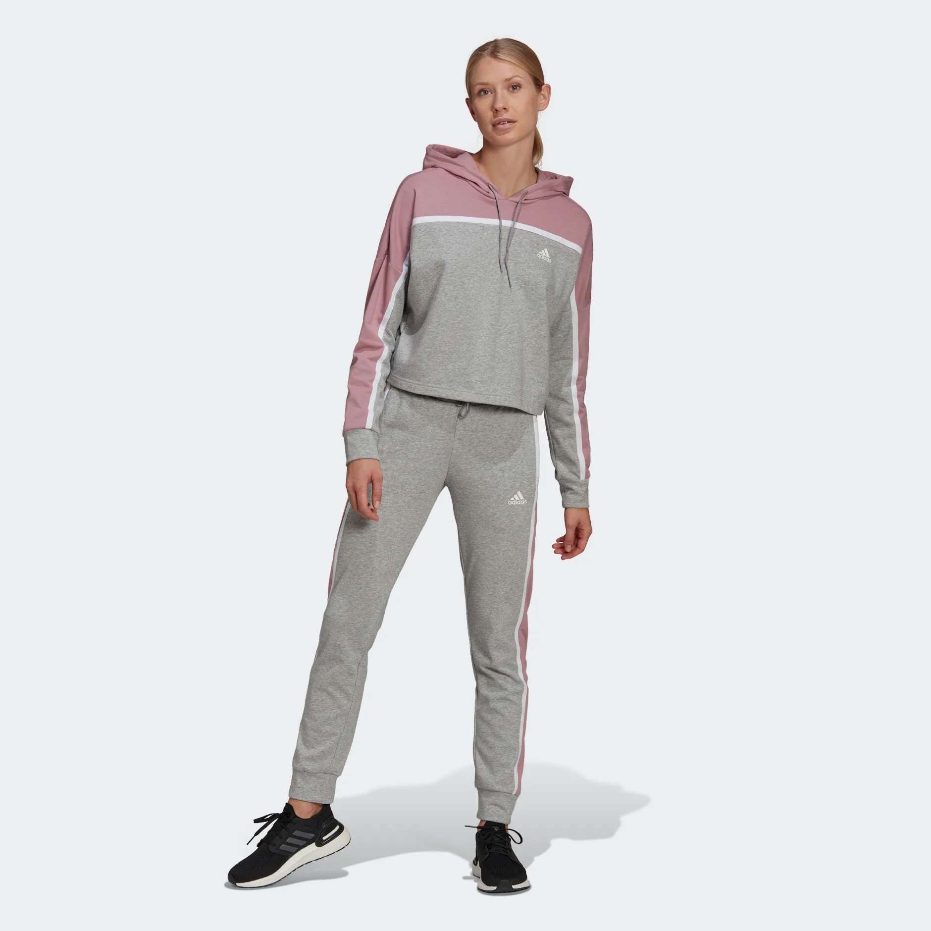 фото Костюм женский adidas w subt block track suit серый m