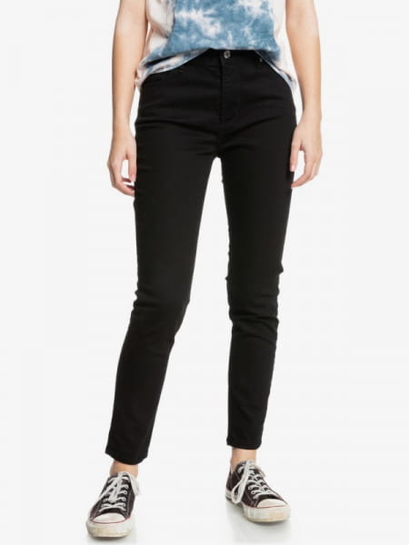 

Джинсы женские Quiksilver AVR1671 черные W27/L28, Черный, AVR1671