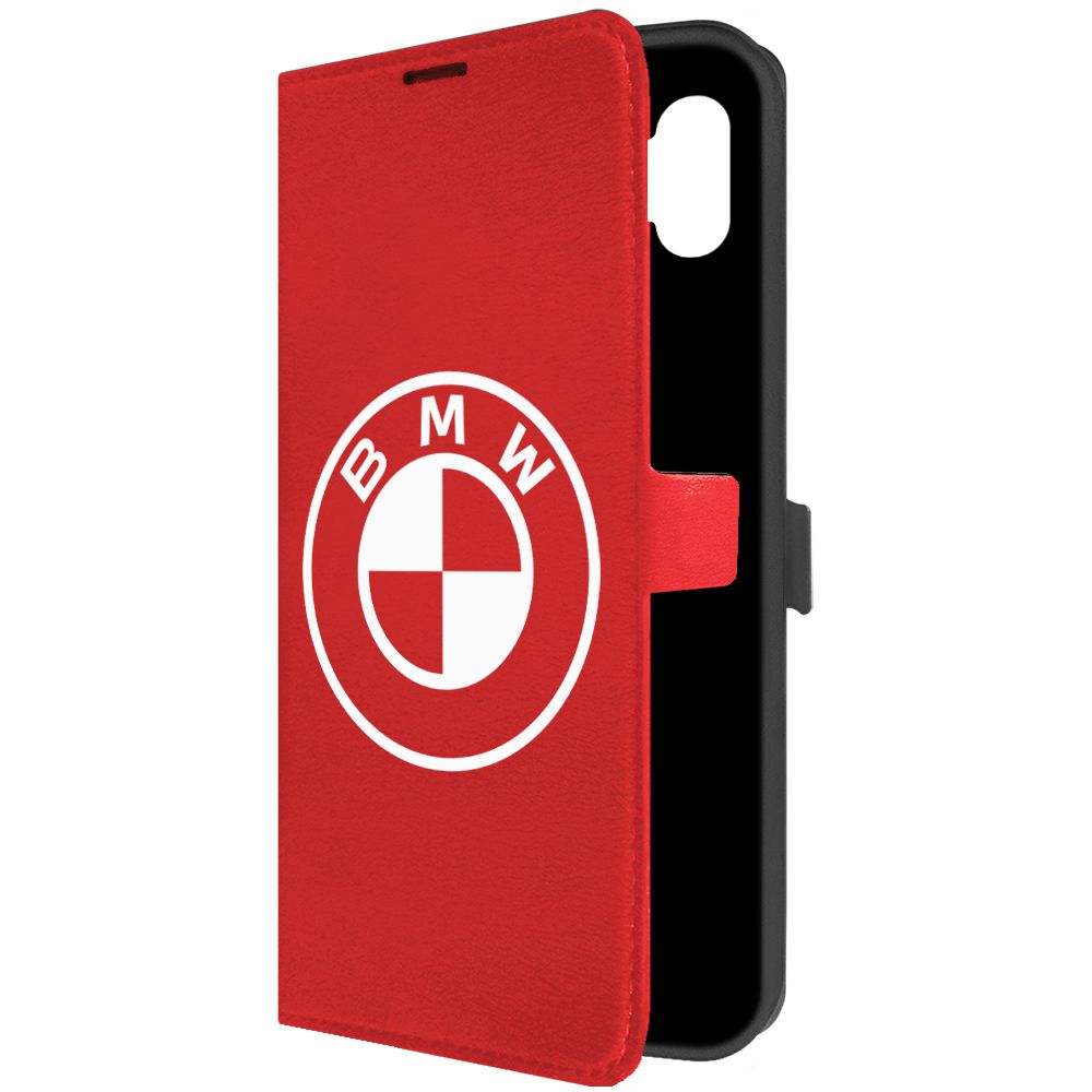 

Чехол-книжка Krutoff Eco Book для Samsung Galaxy A04e BMW красный