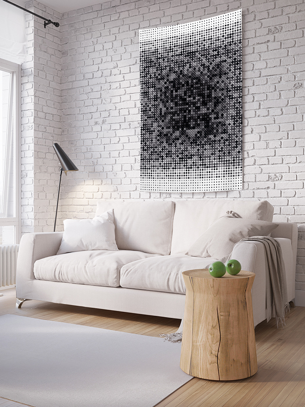 

Вертикальное фотопанно на стену JoyArty Точечный мираж 100x150 см, Точечный мираж