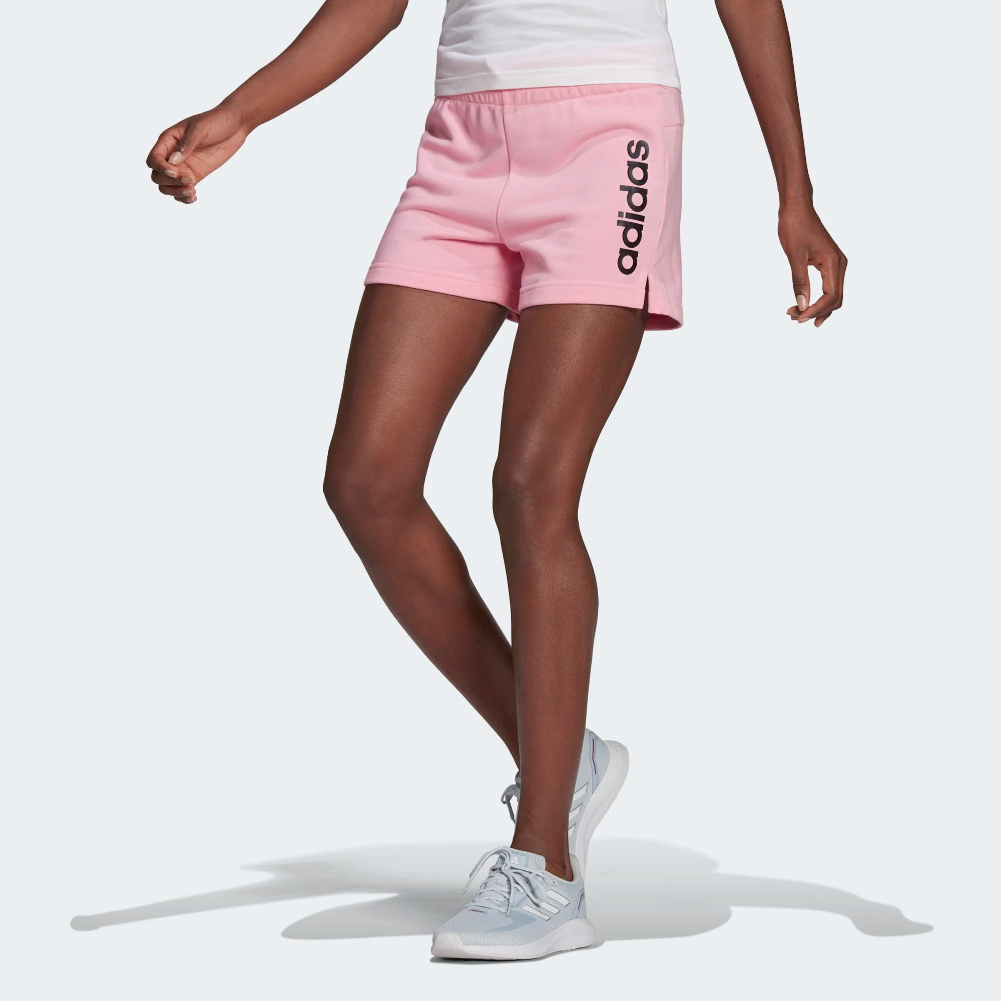 

Шорты женские Adidas W Lin Ft Short розовые L, W Lin Ft Short