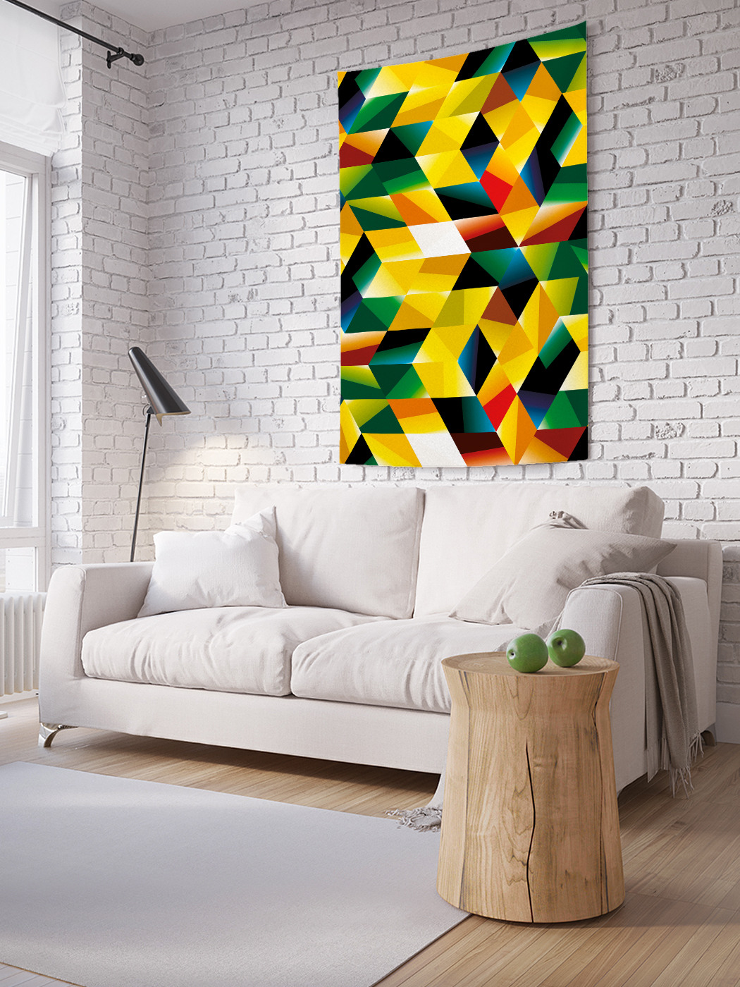 

Вертикальное фотопанно на стену JoyArty Хаотическая комбинация 100x150 см, Хаотическая комбинация