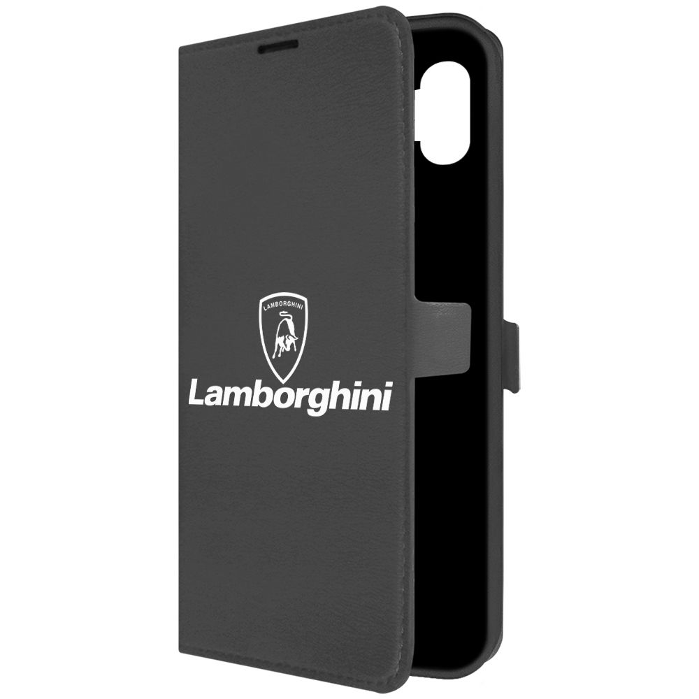

Чехол-книжка Krutoff Eco Book для Samsung Galaxy A04 Lamborghini, Черный