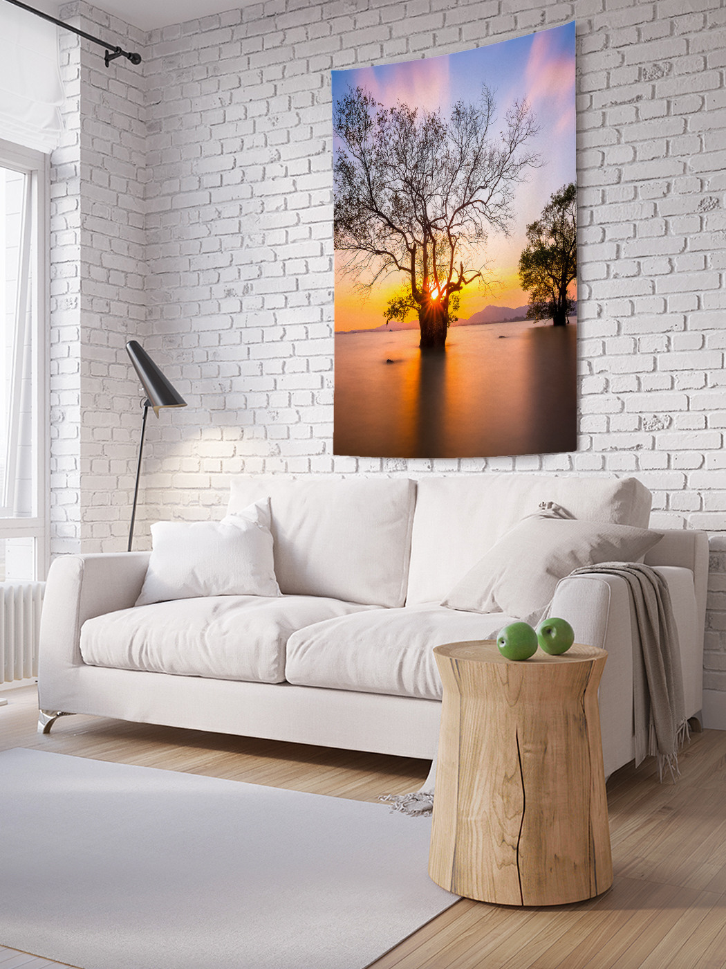 

Вертикальное фотопанно на стену JoyArty Тонущие деревья 100x150 см, Тонущие деревья