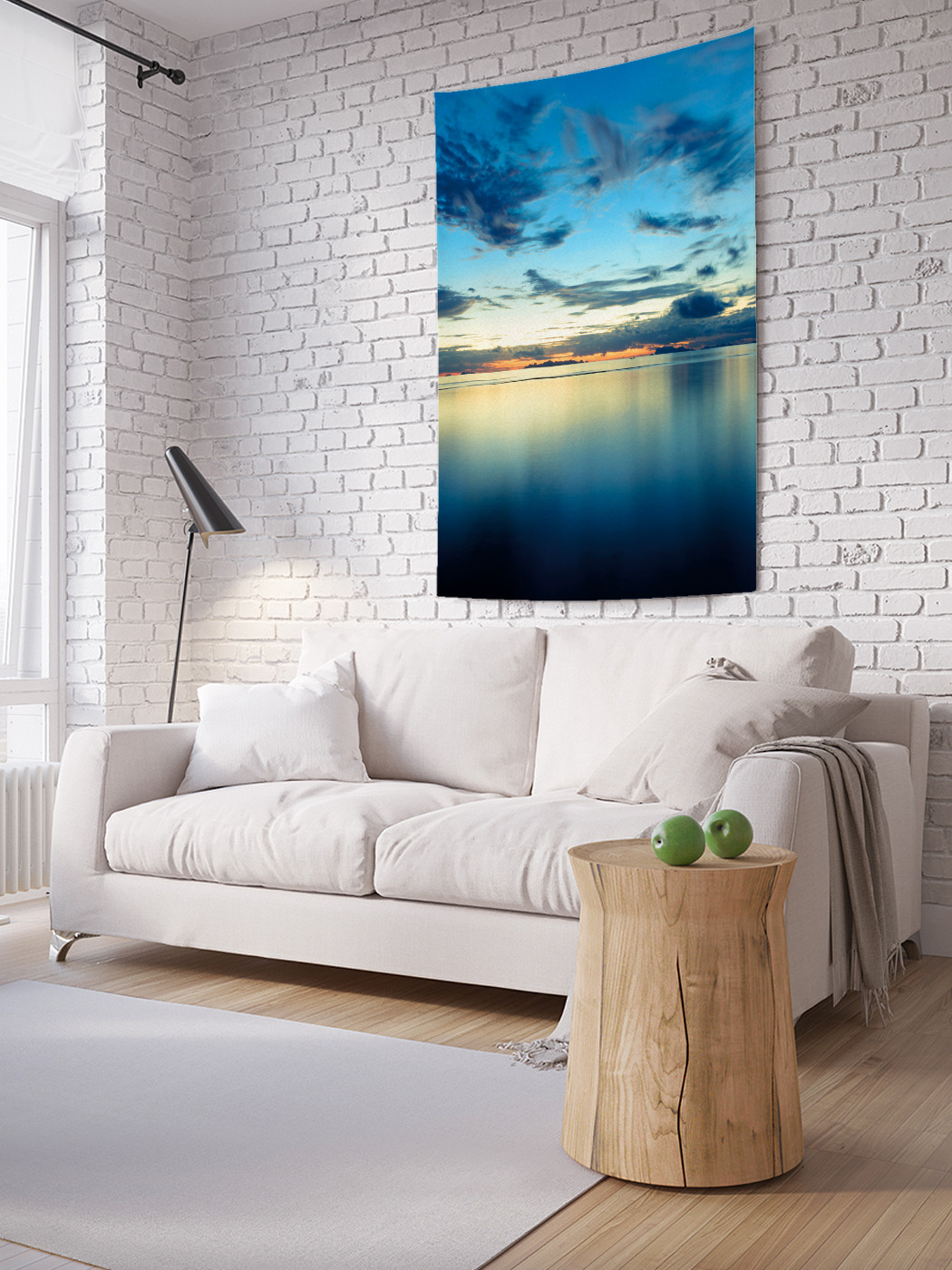 

Вертикальное фотопанно на стену JoyArty Бесшумное море 100x150 см, Бесшумное море