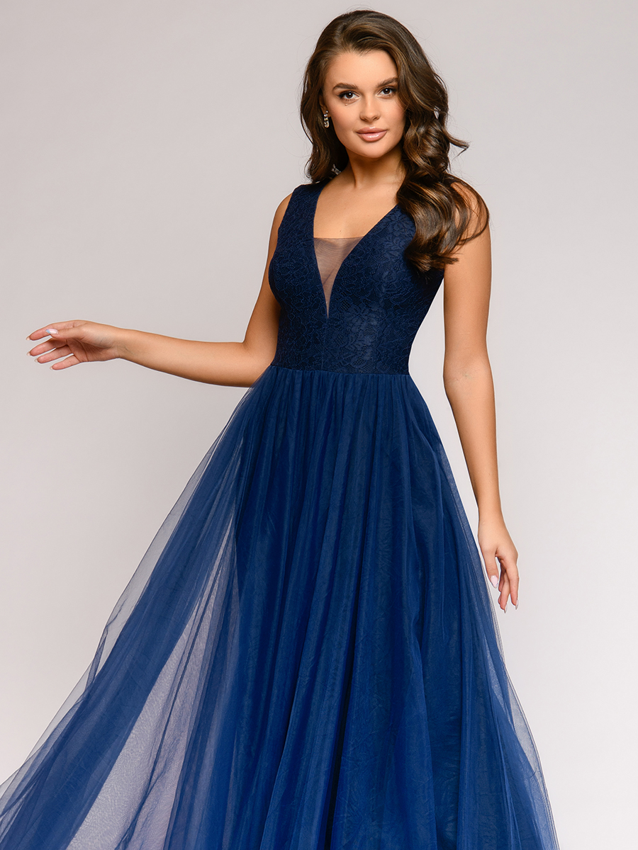 

Платье женское 1001dress 0112001-01991 синее 50 RU, 0112001-01991