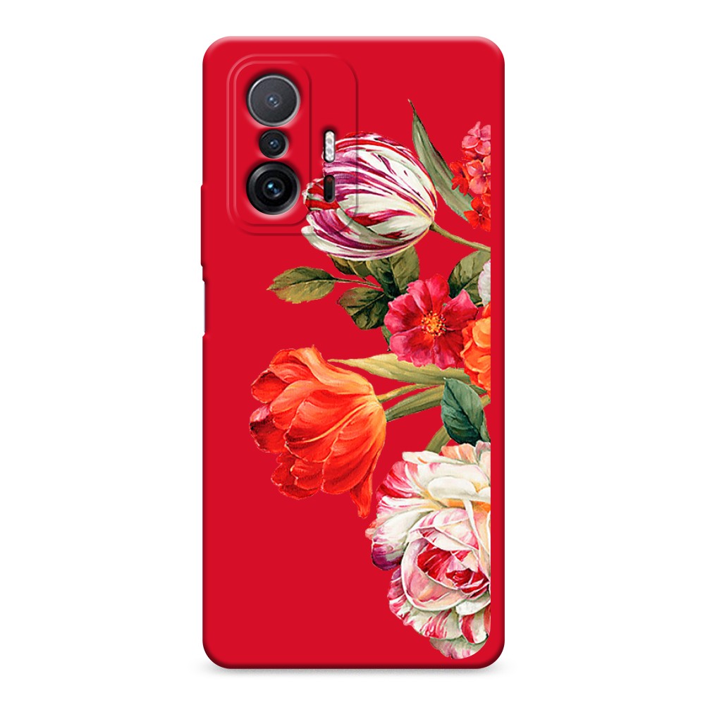 

Чехол Awog на Xiaomi Mi 11T/11T Pro "Весенний букет", Разноцветный, 313753-1