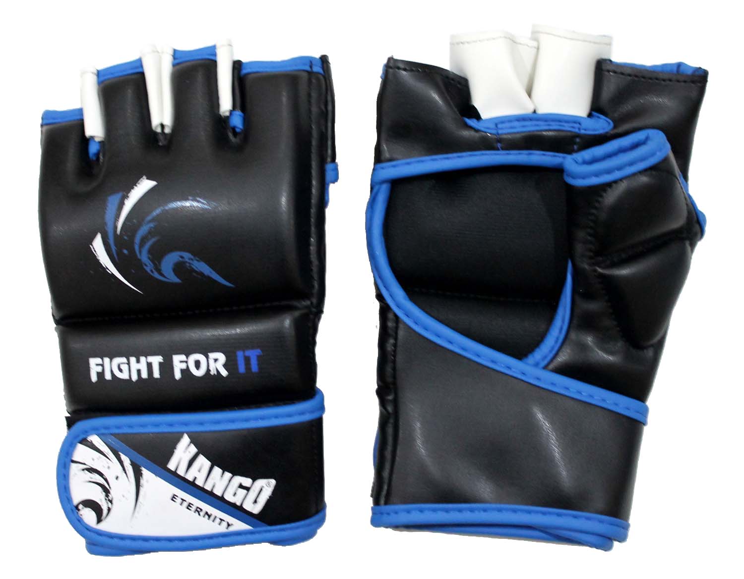 

Перчатки ММА Kango KMA-230 Black/Blue PU