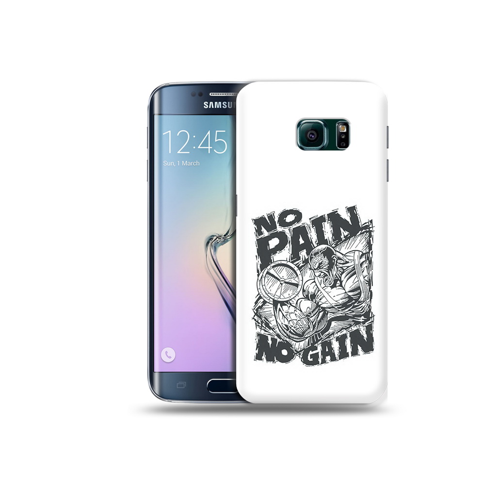 

Чехол MyPads Tocco для Samsung Galaxy S6 Edge бодибилдинг тяжелая работа, Прозрачный, Tocco