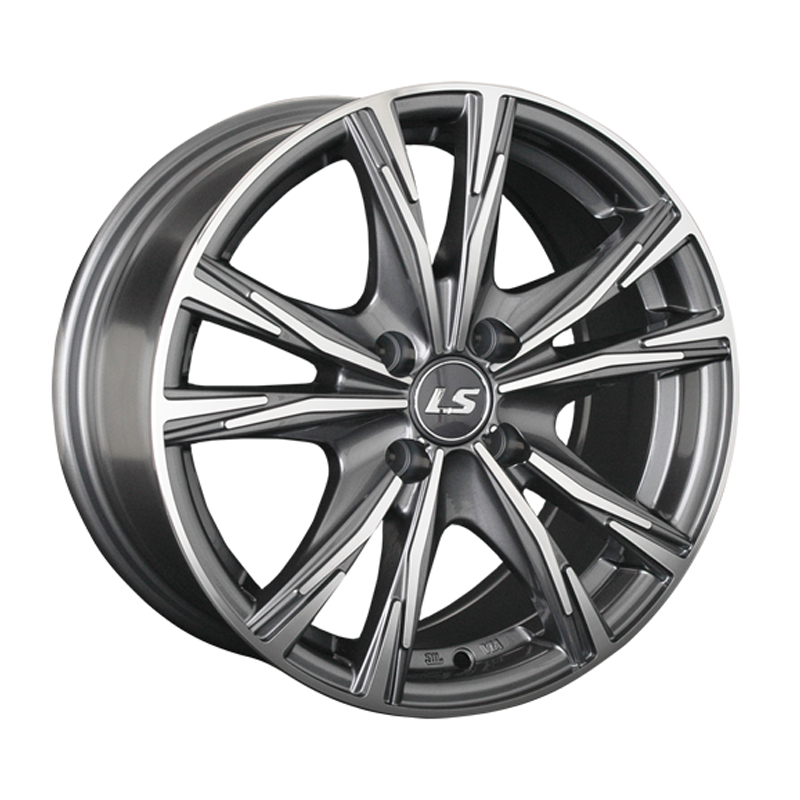 

Колесный диск LS WHEELS, 787 6.5x15/4x114.3ET40 73.1 Gmf, Серый;серебристый