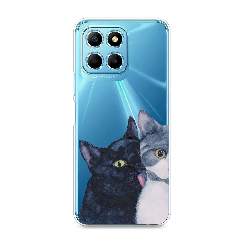 

Чехол Awog 6120250-1 для Honor X6s "Кошачья любовь", Синий, 6120250-1