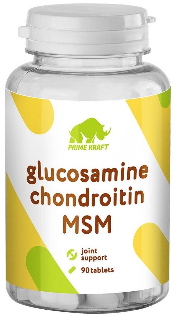 Prime Kraft Glucosamine-Chondroitine-MSM 90 tabs 90 tabs 2438₽