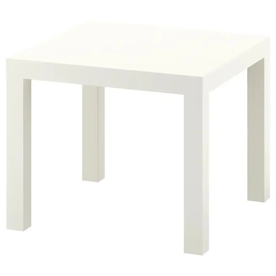 Журнальный столик 55x55, LACK, IKEA, белый, артикул 104.499.09