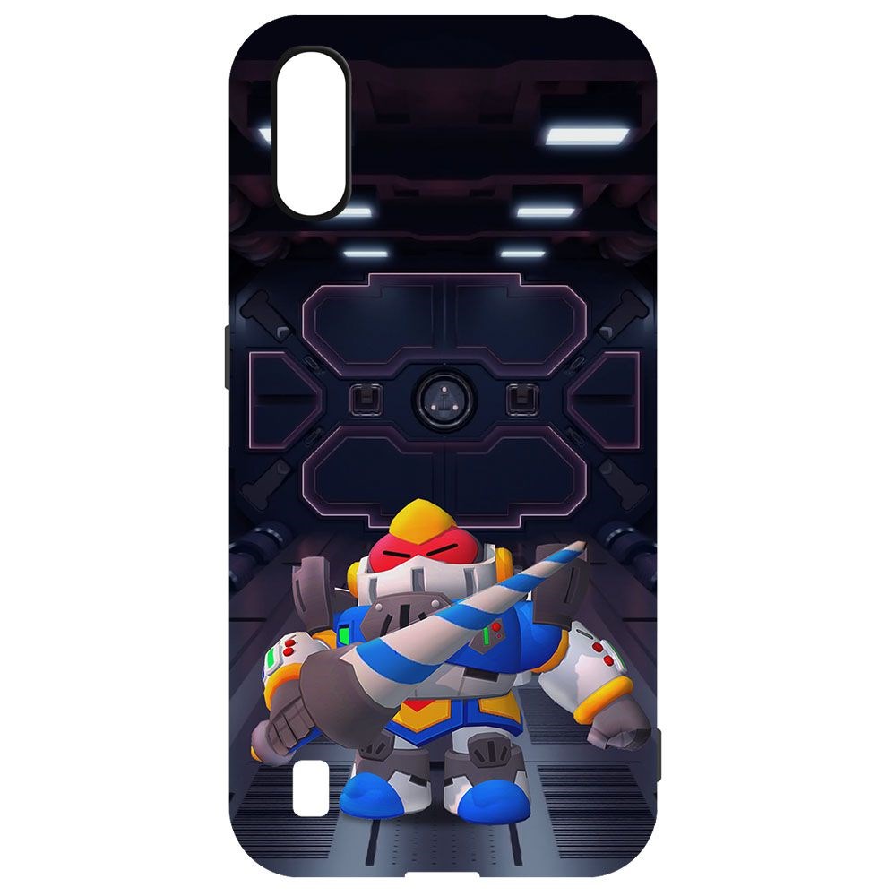 

Чехол-накладка Krutoff Brawl Stars - Паладин Вольт-Меха для Samsung Galaxy M01 (M015), Черный