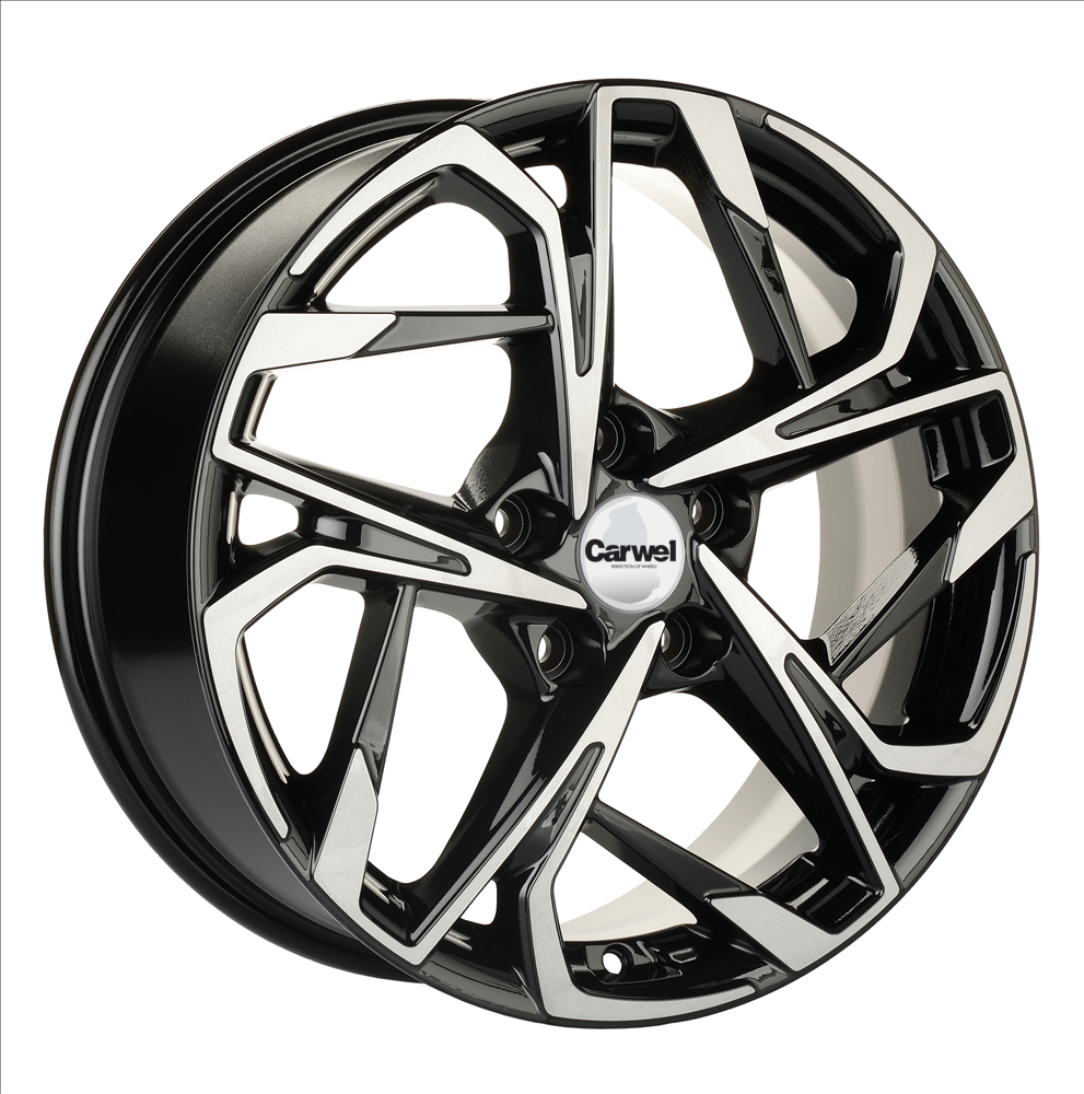

Колесный диск R17 5x114,3 7J ET48,5 D67,1 Carwel Цаган 1716 (Sportage) ABT, Черный