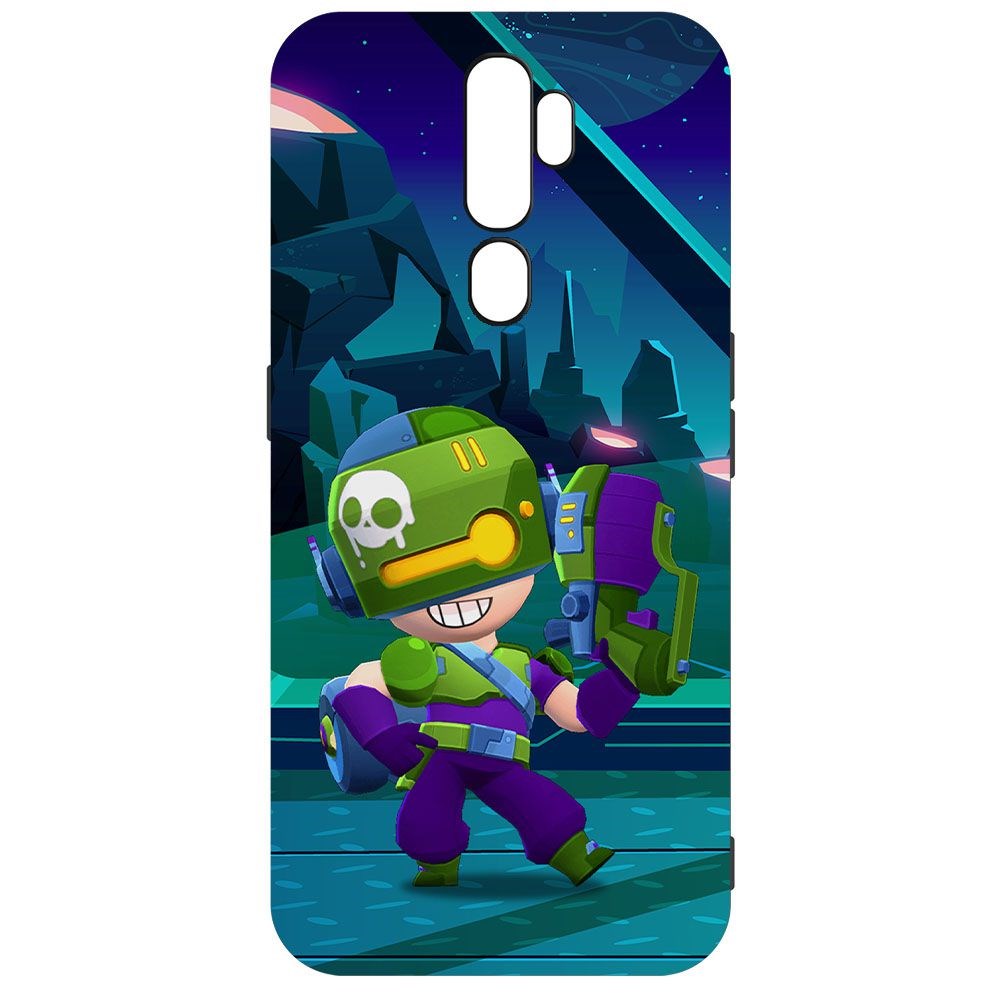 

Чехол-накладка Krutoff Brawl Stars - Контрабандистка Пенни для Oppo A9 (2020), Черный